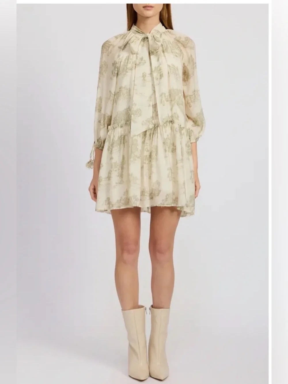 En Saison Leighton Toile Minidress - Picture 1 of 8